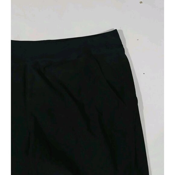 Lands End 9" Swim Board Shorts Size 18 Black No Liner Water Beach Pull On - Picture 3 of 8